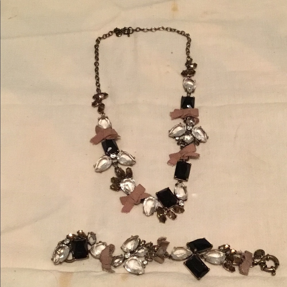 Matching bracelet and necklace